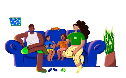 Ilustração família